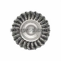 4/" x .0118/" Weiler® 08034 Standard Twist Knot Wire Wheel 1//2/"-3//8/" Arbor